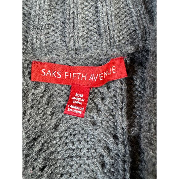 Saks Fifth Avenue Wool Sweater Vest Women's M - Picture 2 of 8